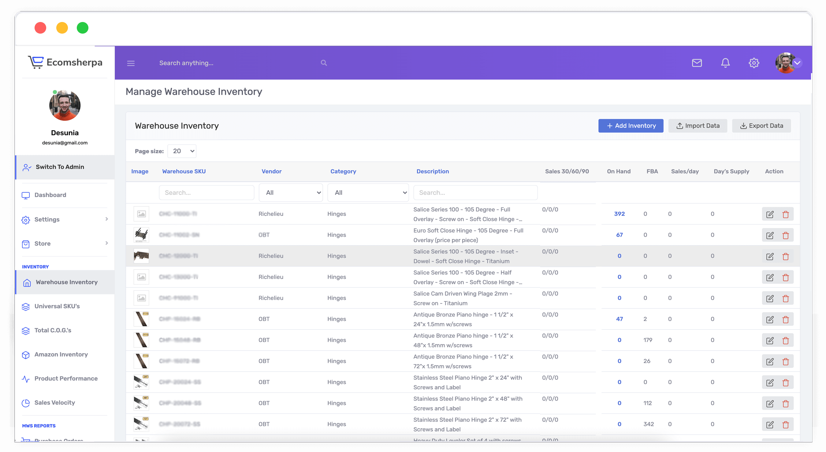 Warehouse Stock Management Software, Warehouse management system